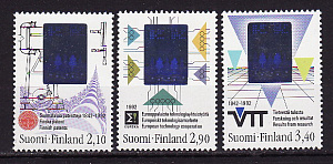 Финляндия, 1992, Технологические события года, Патент, Почта, 3 марки